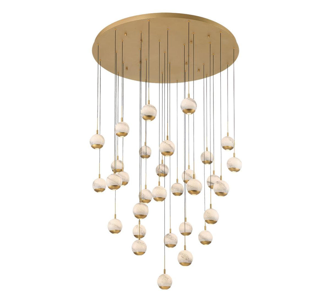 LIB & CO, BAVENO 31 LIGHT LED GRAND CHANDELIER, CHANDELIER LIGHT