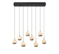 LIB & CO, BAVENO 8 LIGHT RECTANGULAR LED CHANDELIER, CHANDELIER LIGHT
