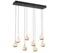 LIB & CO, BAVENO 8 LIGHT RECTANGULAR LED CHANDELIER, CHANDELIER LIGHT