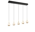 LIB & CO, BAVENO 5 LIGHT LINEAR LED CHANDELIER, CHANDELIER LIGHT