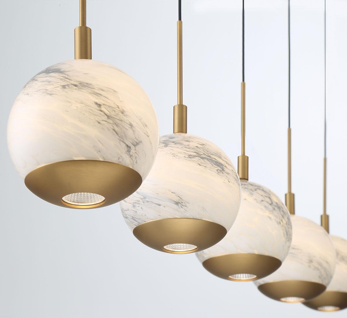 LIB & CO, BAVENO 5 LIGHT LINEAR LED CHANDELIER, CHANDELIER LIGHT