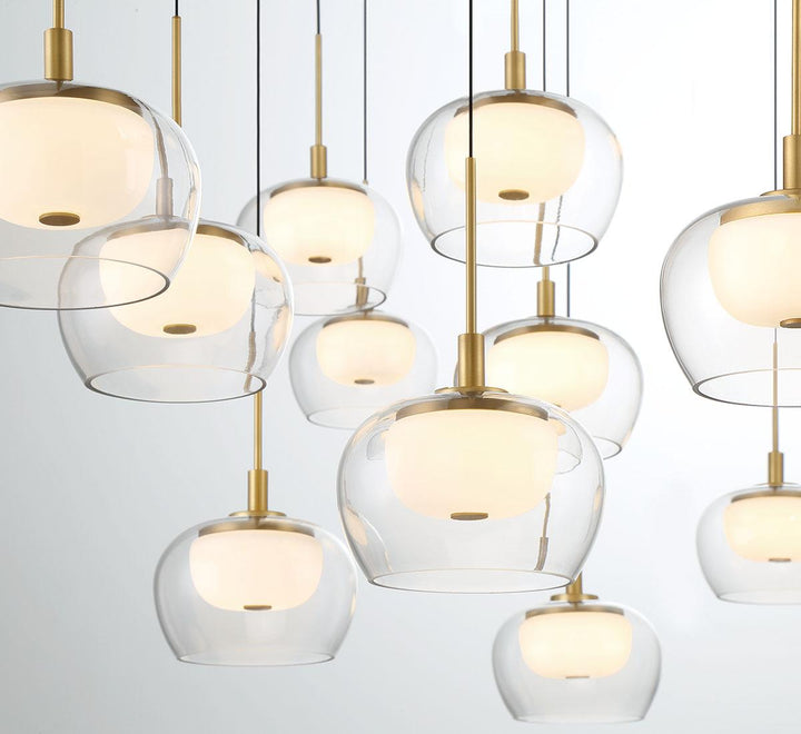 LIB & CO, MANAROLA 9 LIGHT ROUND LED CHANDELIER, CHANDELIER LIGHT
