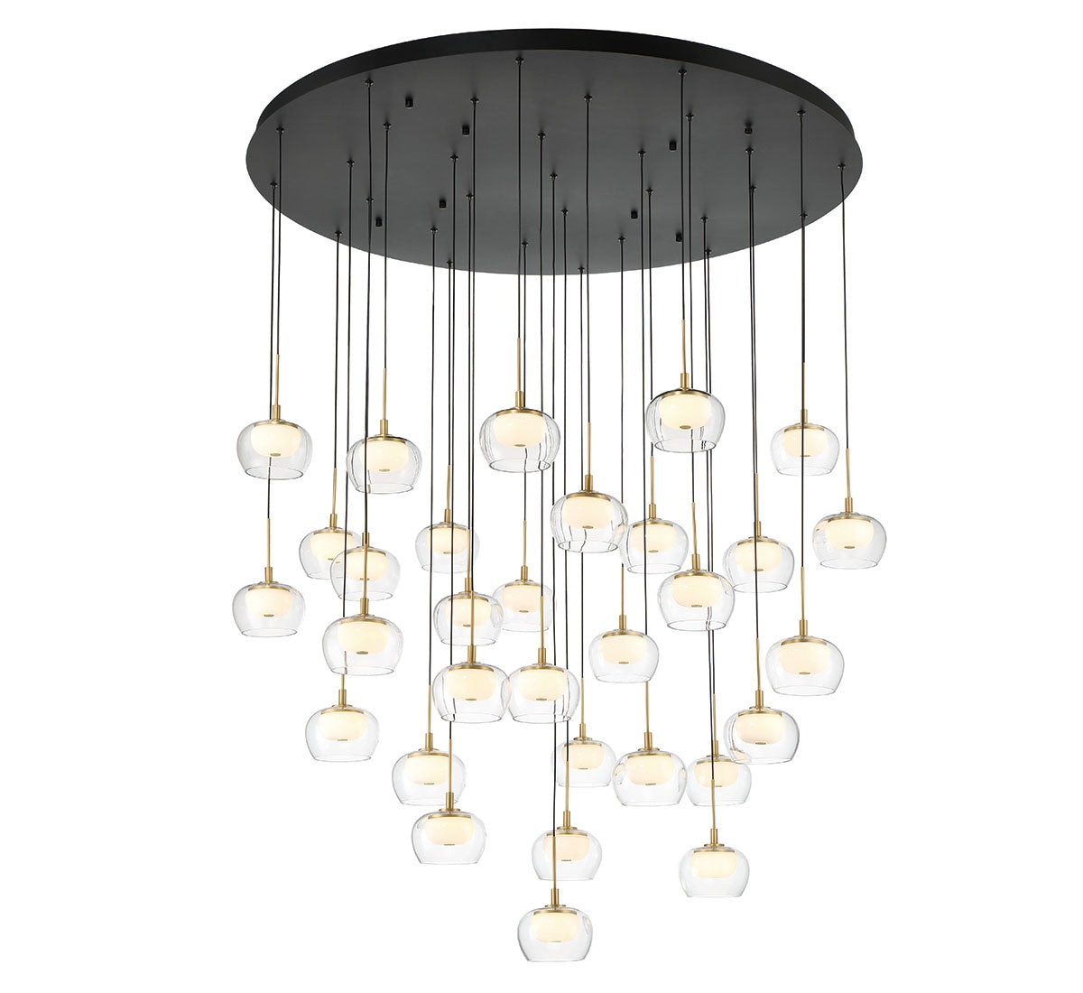 LIB & CO, MANAROLA 31 LIGHT LED GRAND CHANDELIER, CHANDELIER LIGHT