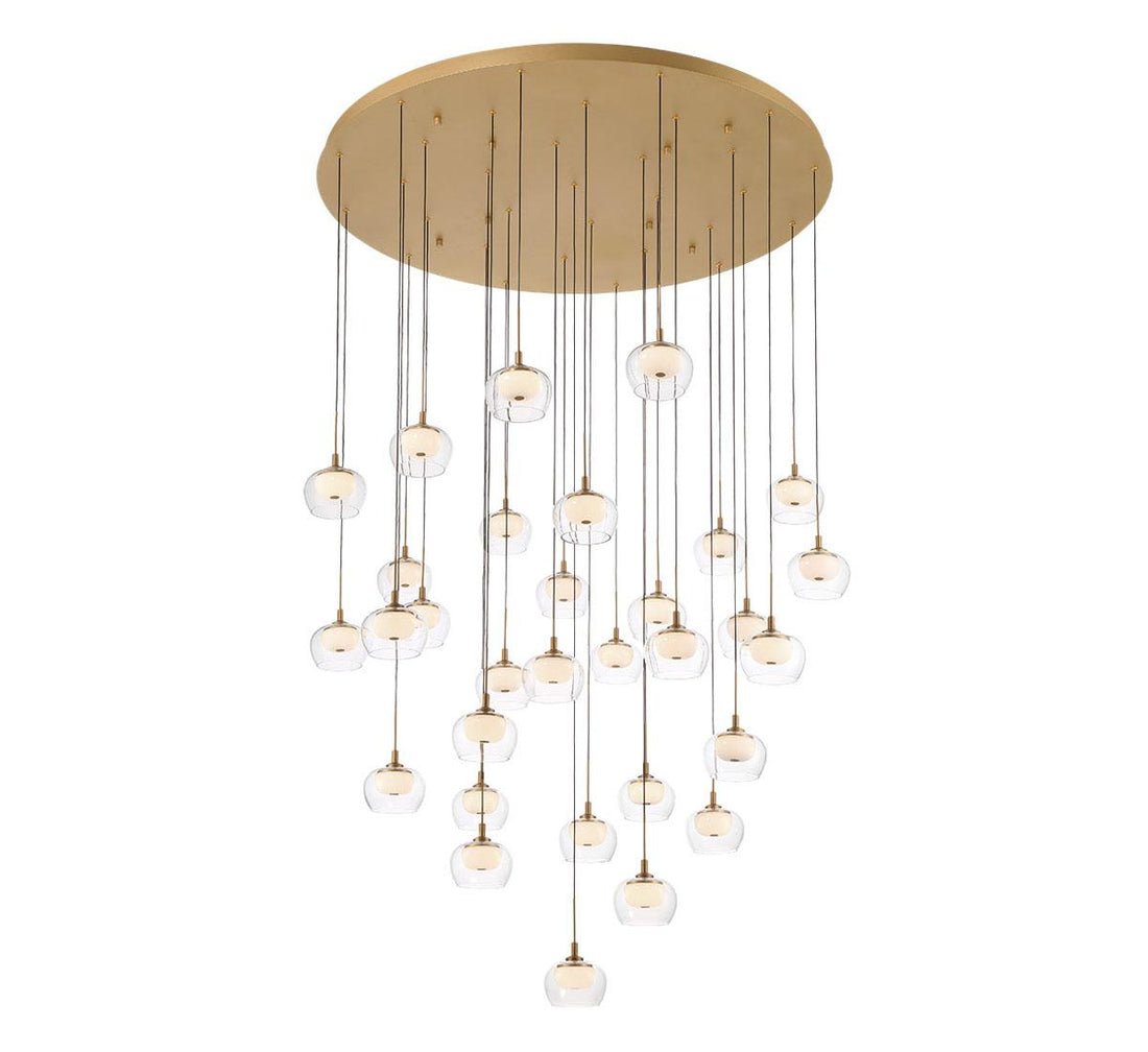 LIB & CO, MANAROLA 31 LIGHT LED GRAND CHANDELIER, CHANDELIER LIGHT