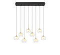 LIB & CO, MANAROLA 8 LIGHT RECTANGULAR LED CHANDELIER, CHANDELIER LIGHT