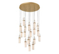 LIB & CO, VERONA 19 LIGHT ROUND LED CHANDELIER, CHANDELIER LIGHT