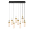 LIB & CO, VERONA 8 LIGHT RECTANGULAR LED CHANDELIER, CHANDELIER LIGHT