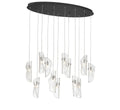LIB & CO, SORRENTO 12 LIGHT OVAL LED CHANDELIER, CHANDELIER LIGHT