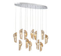 LIB & CO, SORRENTO 12 LIGHT OVAL LED CHANDELIER, CHANDELIER LIGHT