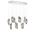 LIB & CO, SORRENTO 12 LIGHT OVAL LED CHANDELIER, CHANDELIER LIGHT