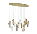 LIB & CO, SORRENTO 12 LIGHT OVAL LED CHANDELIER, CHANDELIER LIGHT