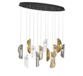 LIB & CO, SORRENTO 12 LIGHT OVAL LED CHANDELIER, CHANDELIER LIGHT