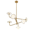 LIB & CO, TERAMO 6 LIGHT LED CHANDELIER, CHANDELIER LIGHT
