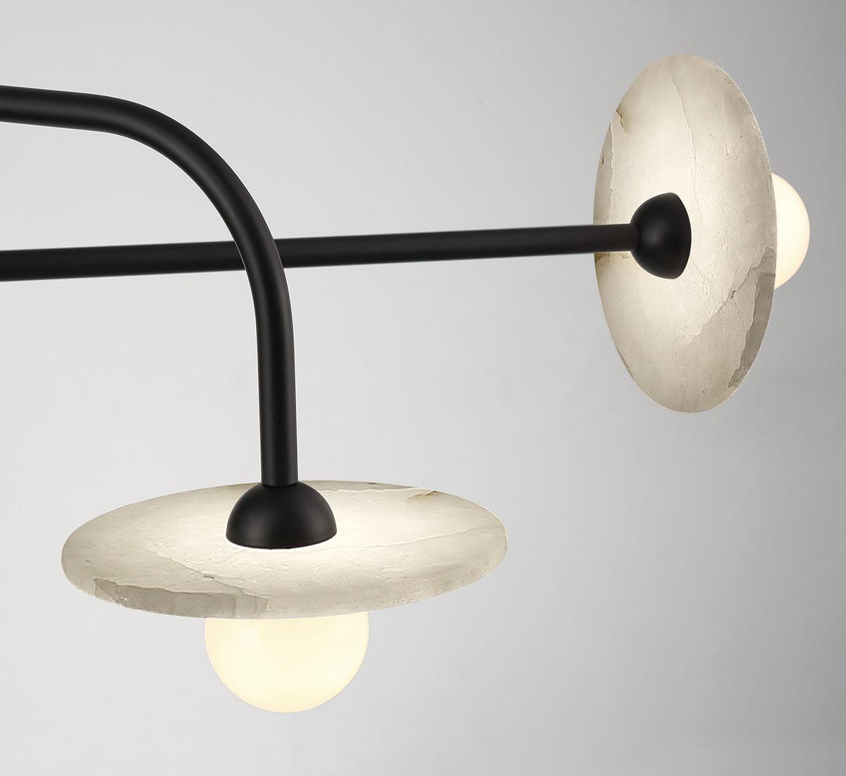 LIB & CO, TERAMO 8 LIGHT LED CHANDELIER, CHANDELIER LIGHT