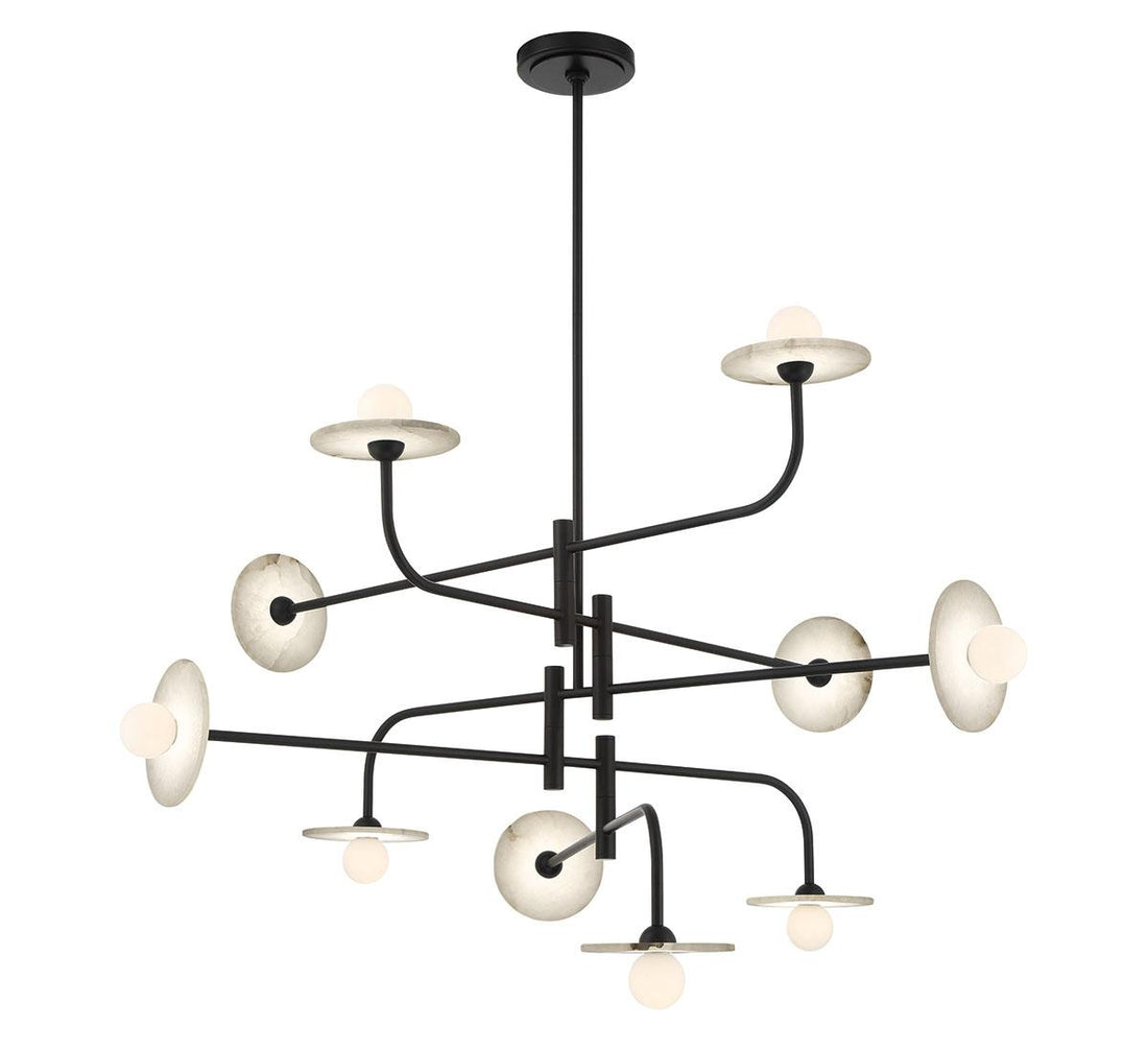 LIB & CO, TERAMO 10 LIGHT LED CHANDELIER, CHANDELIER LIGHT