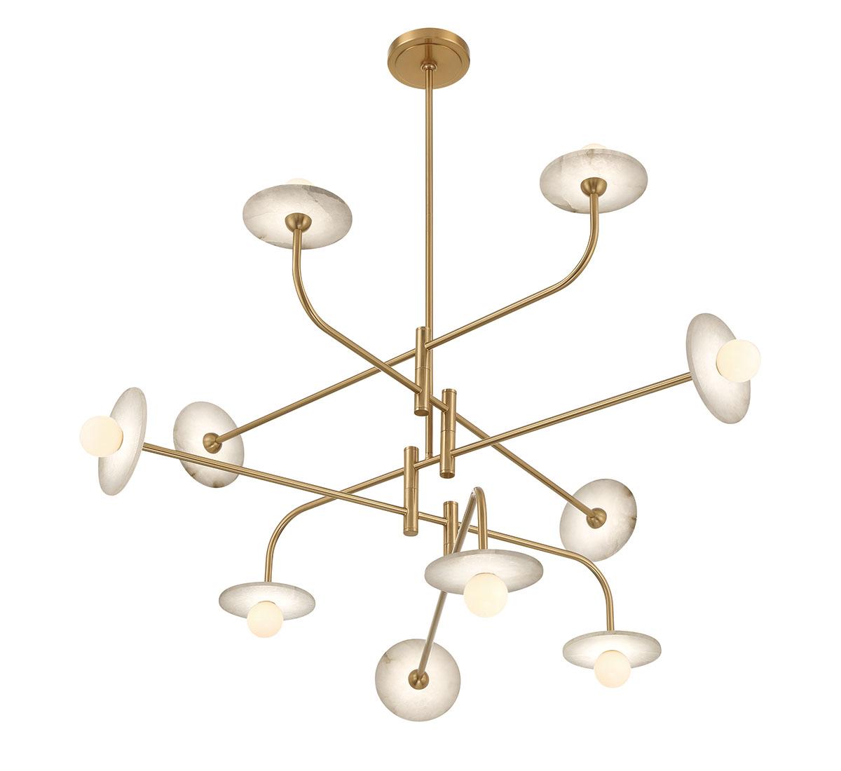 LIB & CO, TERAMO 10 LIGHT LED CHANDELIER, CHANDELIER LIGHT