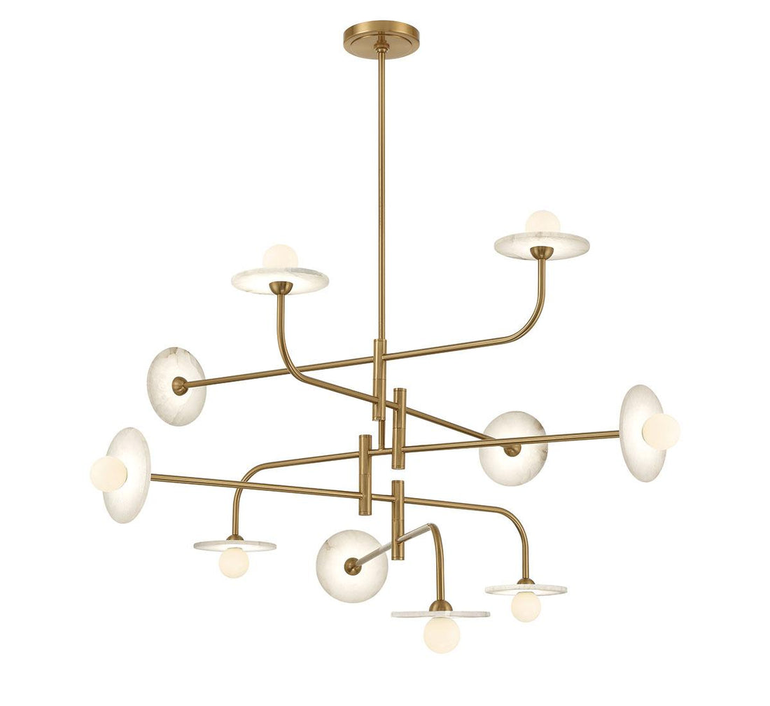 LIB & CO, TERAMO 10 LIGHT LED CHANDELIER, CHANDELIER LIGHT