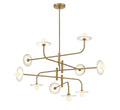 LIB & CO, TERAMO 10 LIGHT LED CHANDELIER, CHANDELIER LIGHT