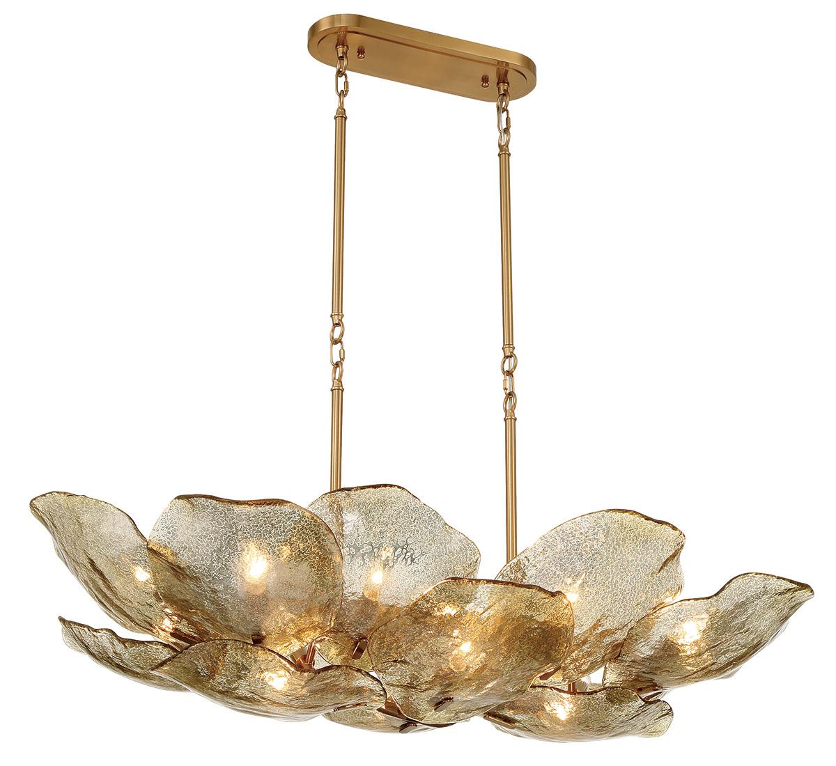 LIB & CO, CORATO 14 LIGHT ISLAND CHANDELIER, CHANDELIER LIGHT
