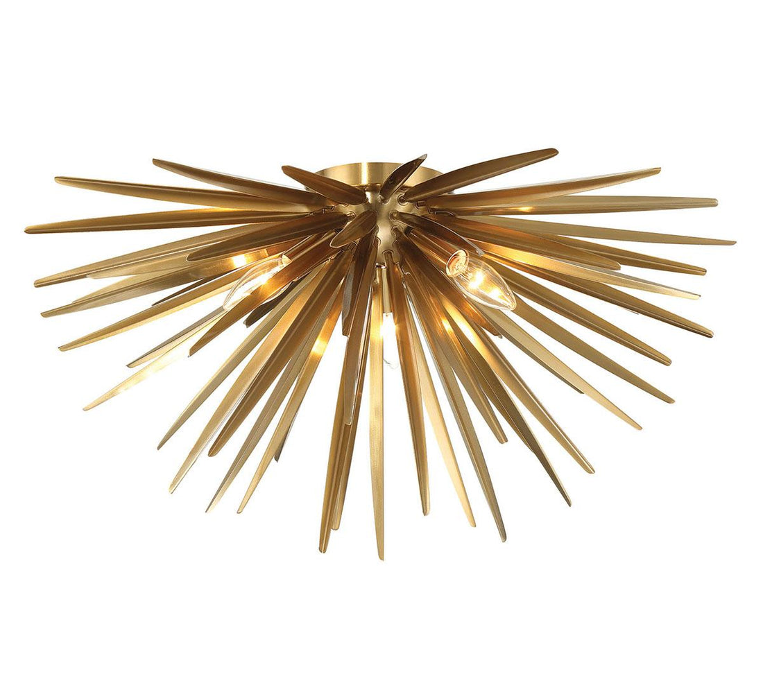 LIB & CO, TRAPANI 3 LIGHT CEILING MOUNT, FLUSH MOUNT CEILING LIGHTS