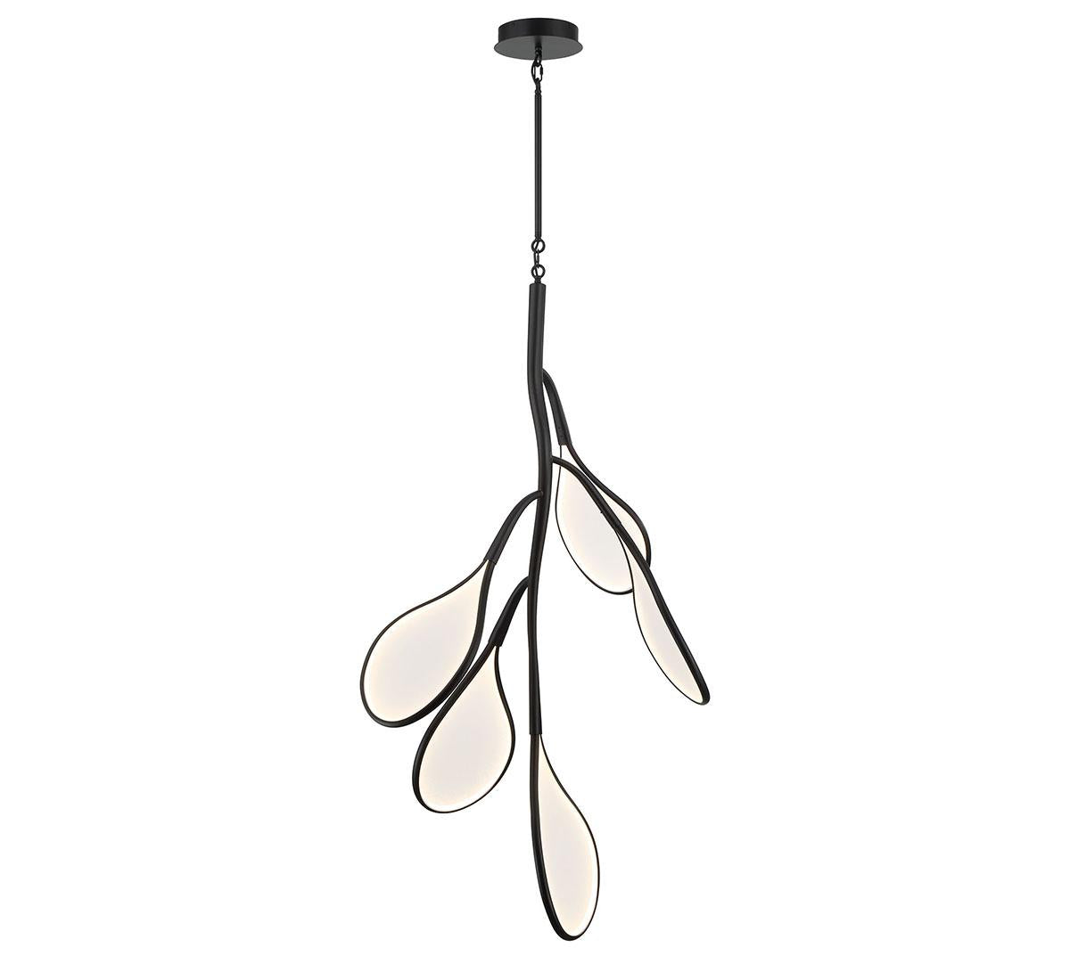 LIB & CO, VOLARE 5 LIGHT LED CHANDELIER, CHANDELIER LIGHT