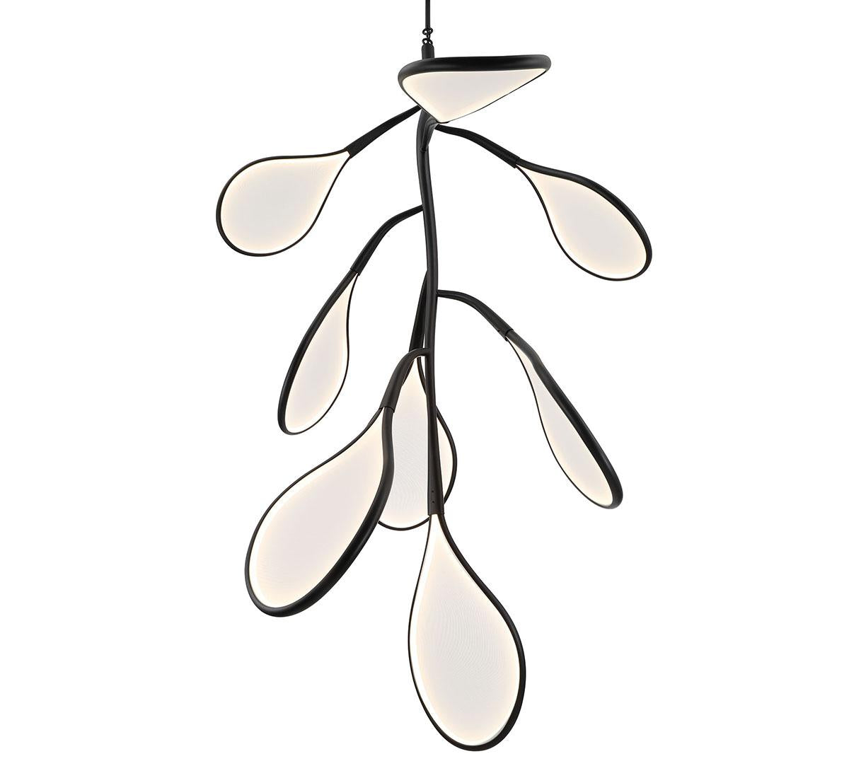 LIB & CO, VOLARE 8 LIGHT LED GRAND CHANDELIER, CHANDELIER LIGHT