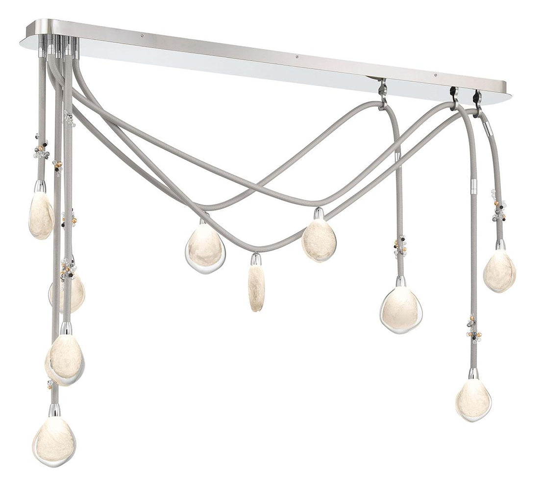 LIB & CO, BELLISSIMA 10 LIGHT LINEAR CHANDELIER, CHANDELIER LIGHT