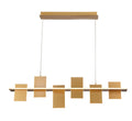LIB & CO, AFFILATO 6 LIGHT LINEAR LED CHANDELIER, CHANDELIER LIGHT