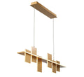 LIB & CO, AFFILATO 6 LIGHT LINEAR LED CHANDELIER, CHANDELIER LIGHT