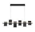 LIB & CO, AFFILATO 6 LIGHT LINEAR LED CHANDELIER, CHANDELIER LIGHT