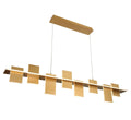 LIB & CO, AFFILATO 8 LIGHT LINEAR LED CHANDELIER, CHANDELIER LIGHT