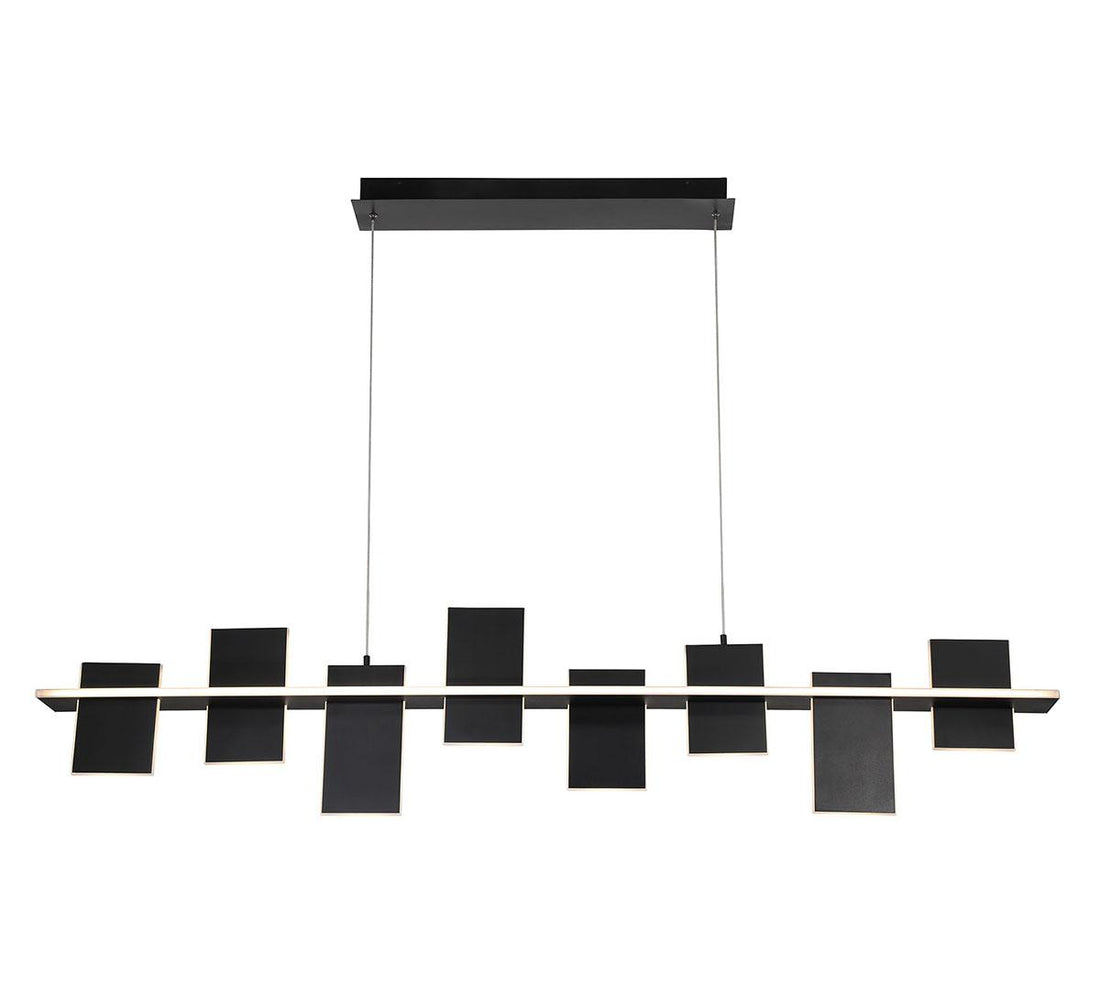 LIB & CO, AFFILATO 8 LIGHT LINEAR LED CHANDELIER, CHANDELIER LIGHT