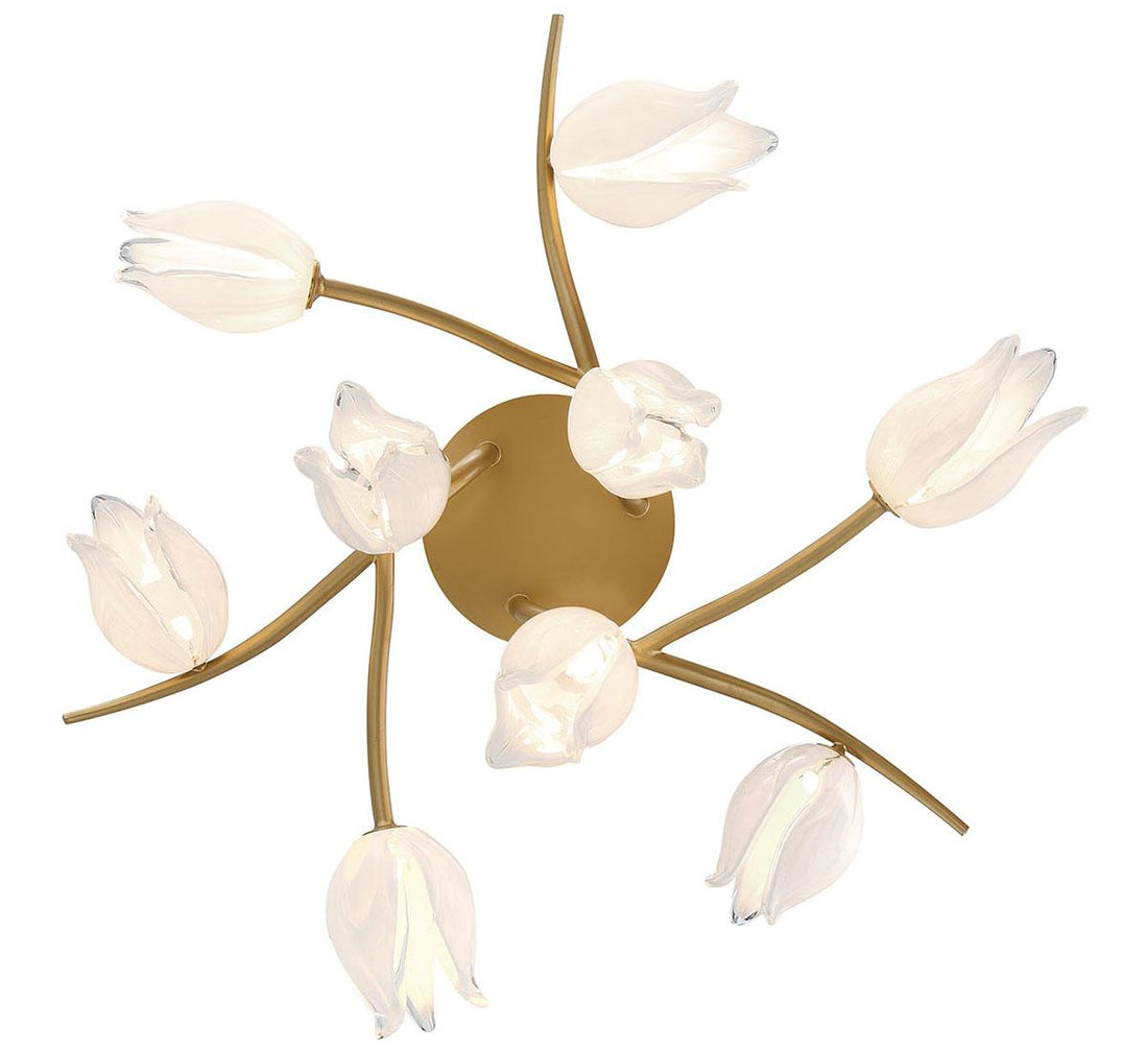 LIB & CO, BELLUNO 9 LIGHT LED CEILING MOUNT, FLUSH MOUNT CEILING LIGHTS