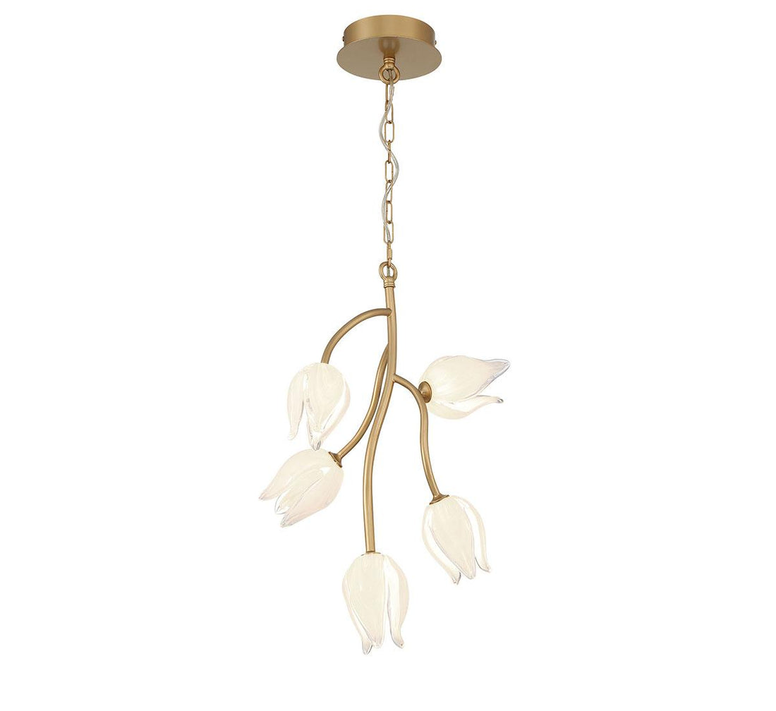 LIB & CO, BELLUNO 5 LIGHT LED PENDANT, PENDANT LIGHT