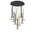 LIB & CO, PIATTO 11 LIGHT ROUND LED CHANDELIER, CHANDELIER LIGHT