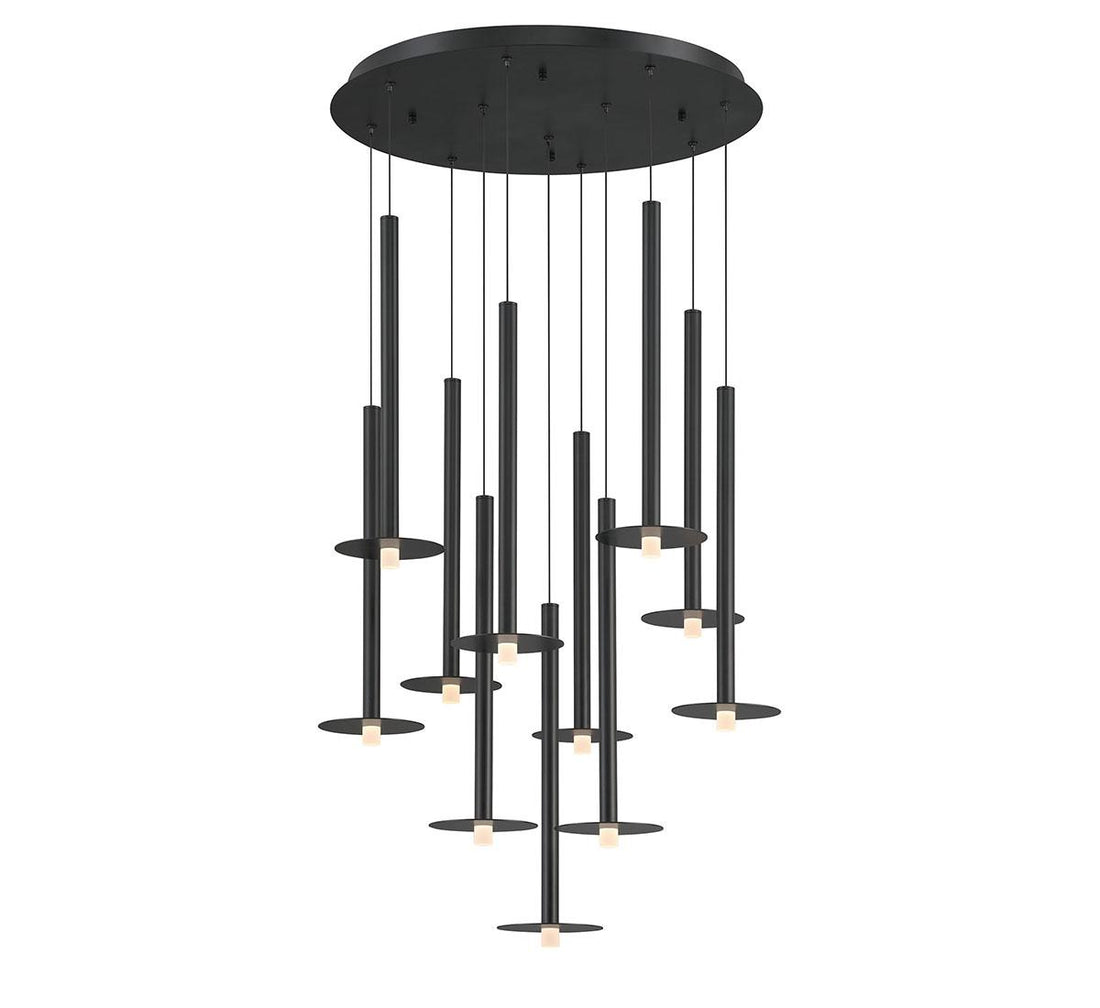 LIB & CO, PIATTO 11 LIGHT ROUND LED CHANDELIER, CHANDELIER LIGHT