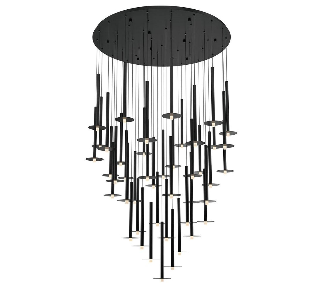 LIB & CO, PIATTO 44 LIGHT ROUND LED CHANDELIER, CHANDELIER LIGHT