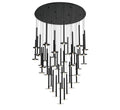 LIB & CO, PIATTO 44 LIGHT ROUND LED CHANDELIER, CHANDELIER LIGHT
