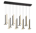 LIB & CO, PIATTO 16 LIGHT LINEAR LED CHANDELIER, CHANDELIER LIGHT