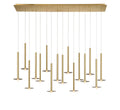 LIB & CO, PIATTO 16 LIGHT LINEAR LED CHANDELIER, CHANDELIER LIGHT