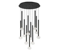 LIB & CO, SOFFIO 11 LIGHT ROUND LED CHANDELIER, CHANDELIER LIGHT