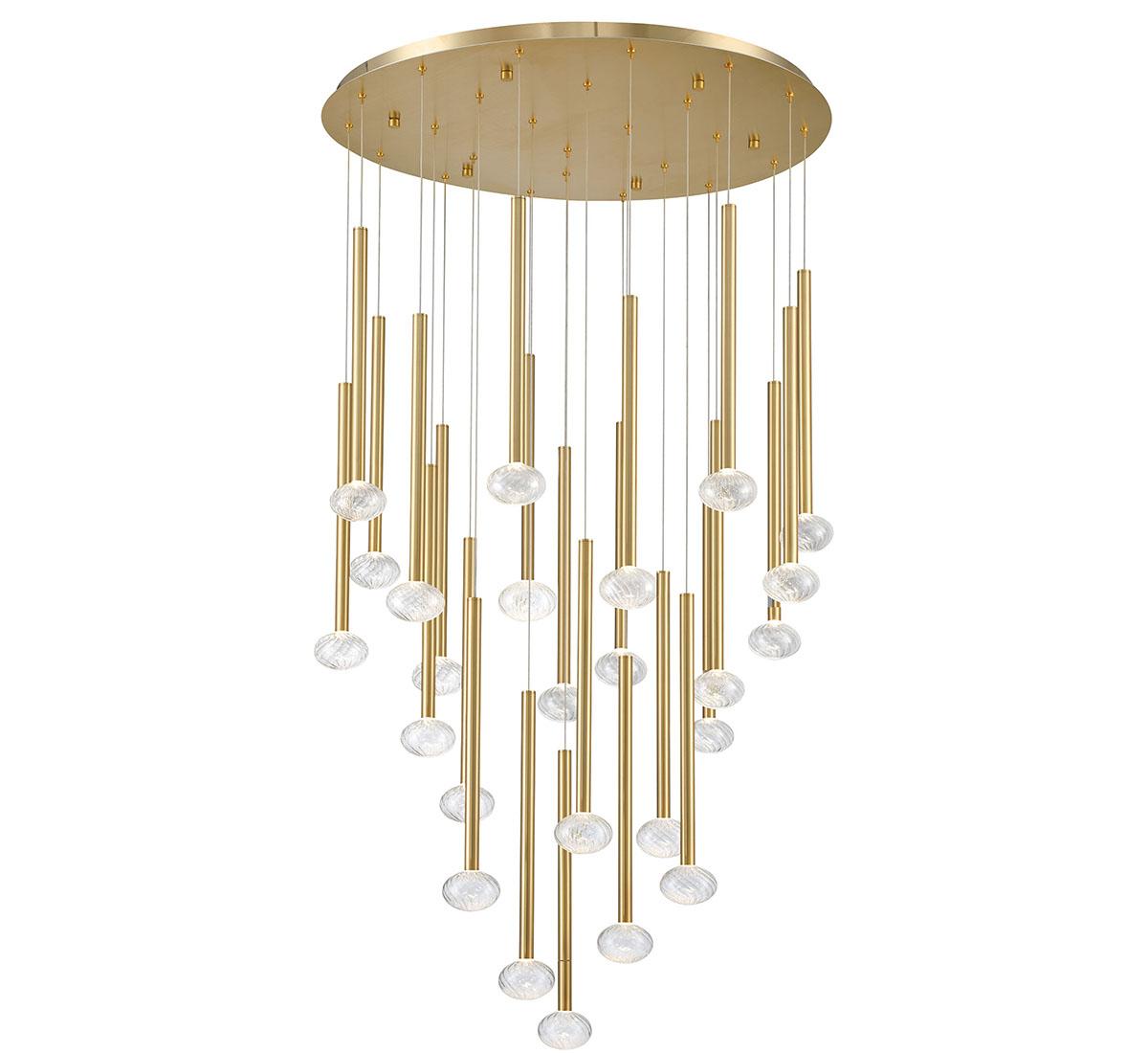 LIB & CO, SOFFIO 25 LIGHT ROUND LED CHANDELIER, CHANDELIER LIGHT
