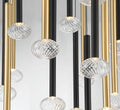 LIB & CO, SOFFIO 44 LIGHT ROUND LED CHANDELIER, CHANDELIER LIGHT