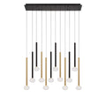 LIB & CO, SOFFIO 12 LIGHT LINEAR LED CHANDELIER, CHANDELIER LIGHT