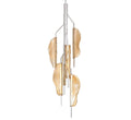 LIB & CO, SAVONA 6 LIGHT LED GRAND CHANDELIER, PENDANT LIGHT