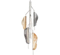 LIB & CO, SAVONA 6 LIGHT LED GRAND CHANDELIER, PENDANT LIGHT
