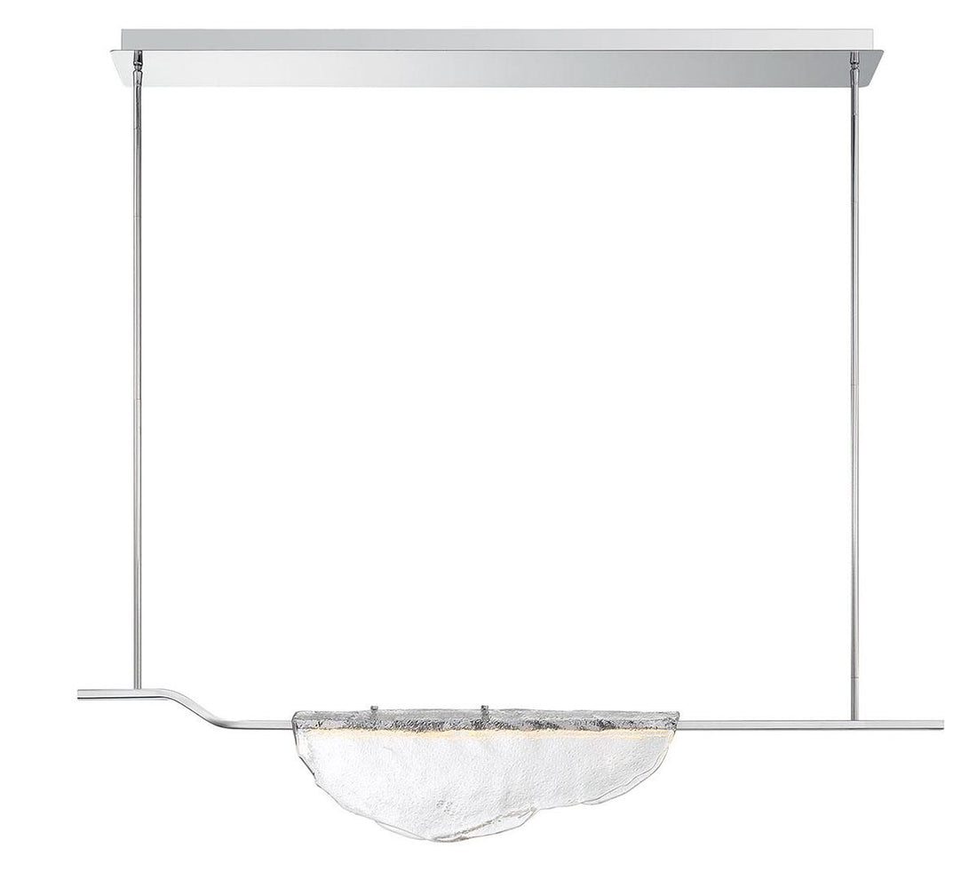 LIB & CO, SAVONA 1 LIGHT LINEAR LED CHANDELIER, CHANDELIER LIGHT