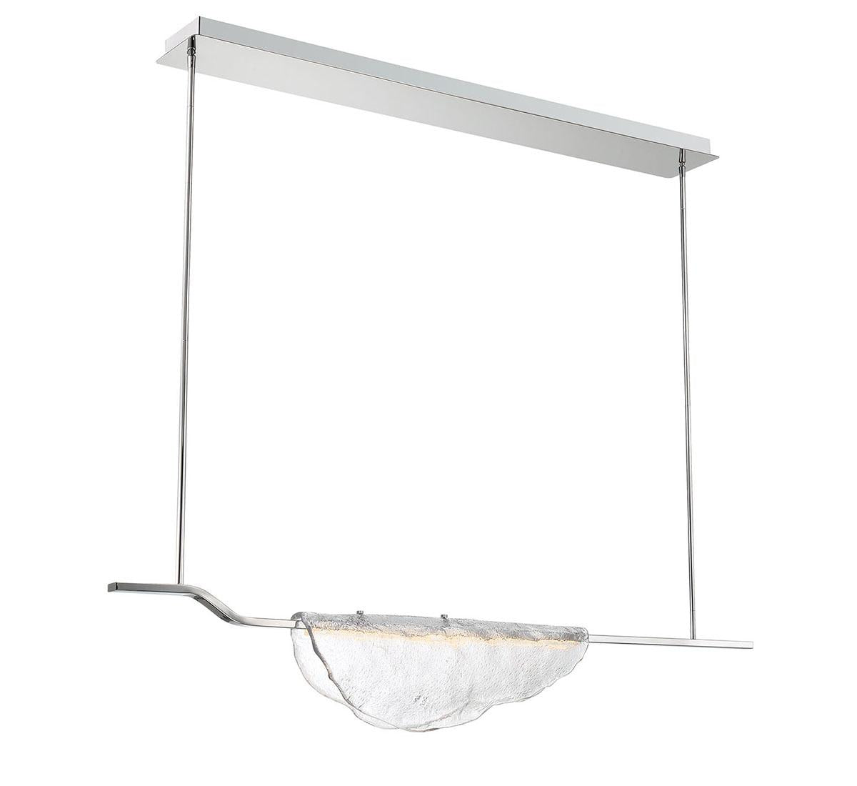 LIB & CO, SAVONA 1 LIGHT LINEAR LED CHANDELIER, CHANDELIER LIGHT
