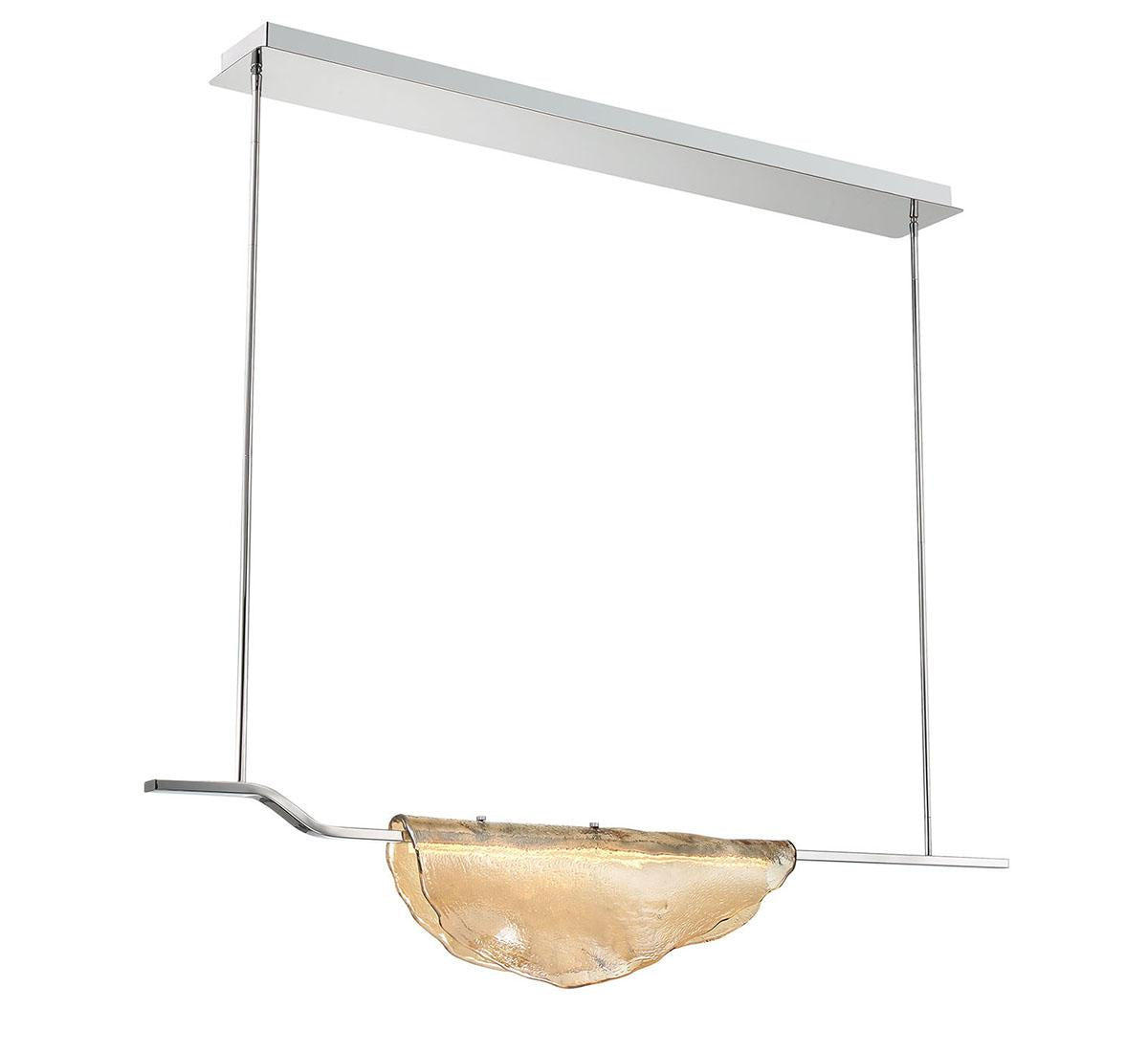 LIB & CO, SAVONA 1 LIGHT LINEAR LED CHANDELIER, CHANDELIER LIGHT