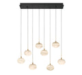 LIB & CO, CALCOLO 8 LIGHT RECTANGULAR LED CHANDELIER, CHANDELIER LIGHT